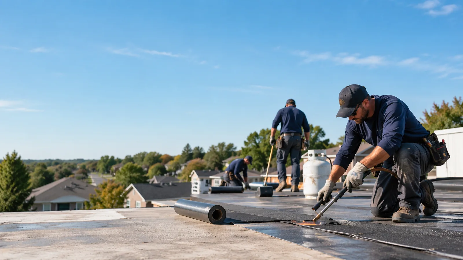 Flat Roof Leak Repair providers in Corn, OK